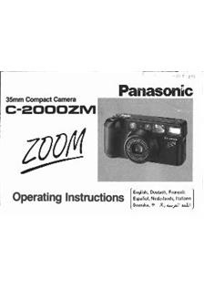 Panasonic C 2000 ZM manual. Camera Instructions.